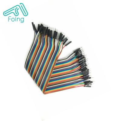 China Jumper Wire 40cm 40P 2.54mm Jumper Wire Launch F-M Female to Male Jumper Wire Dupont Cable for sale