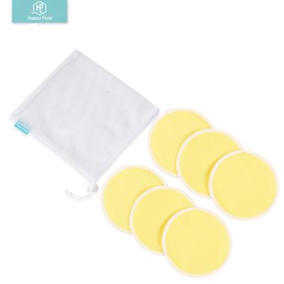 China Happyflute 6 Pairs Bamboo Nursing Pads Reusable Breast Pads Breastfeeding Breast Pads for sale