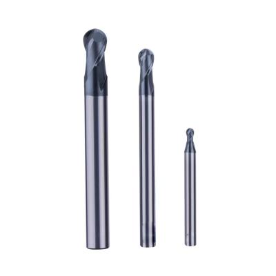 中国 Ball Nose 1Mm End Mill Insert Metal Solide Caebide Aluminum Rough Face Manicure Milling Cutter for stainless steel 販売のため