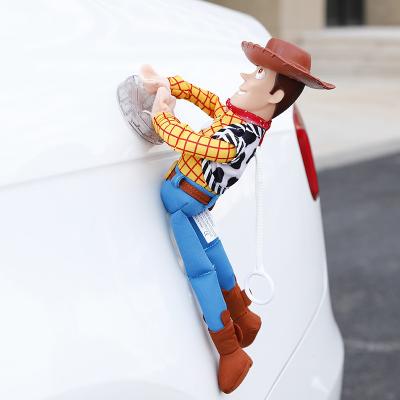 China TP124 Car Decoration TP124 Toy Story Lightyear Rescue Woody Top Decoration Doll Figure Funny Car Buzz Car Exterior Decoration for sale