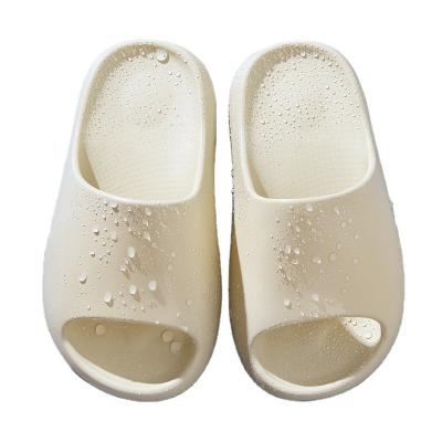 China Summer TP116 Pure Color Beach Waterproof Pure Color Slide Sandals Kids Baby Bathroom Indoor Slippers for sale