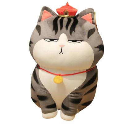 China 2022 Cartoon Doll Toy Bazaar Black Cute Dog Plush Toy Live My Emperor Cat Bee Stuffed Toys TYF100088 Long Cat Doll Pillow for sale