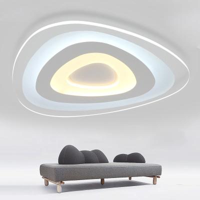 China High Brightness Modern 15w 24w 36w 48w 56w large white surface mounted acrylic ceiling lamp led ceiling lights for home for sale