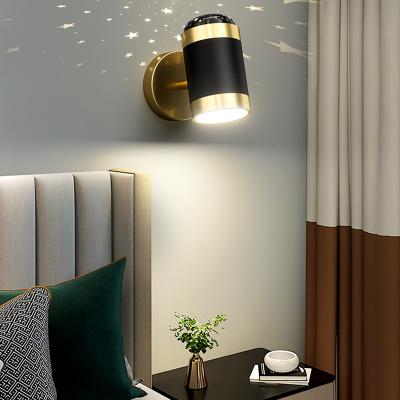 China Modern New Style Modern Luxury Sconce Bracket Light Creative Romantic Bed Side Wall Lamp Adjustable Decoration Gold Wall Lamp for sale