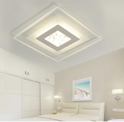 China High Brightness Modern high brightness square ceiling lamp flush mount led ceiling light for living room bedroom for sale