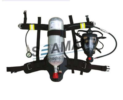 중국 소방수 자가 공기 호흡기구 합성 실린더 세트 판매용