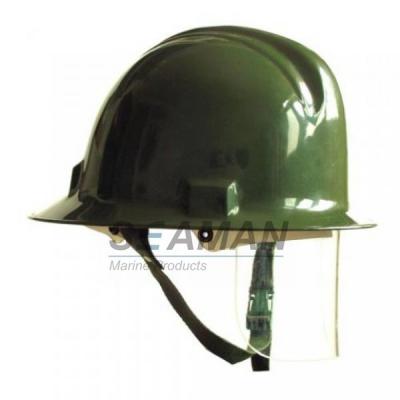 China Kundenspezifischer Marinefeuerbekämpfungs-Sturzhelm/Feuerwehrmann-Rettungs-Sturzhelm mit Gesichtsmaske zu verkaufen