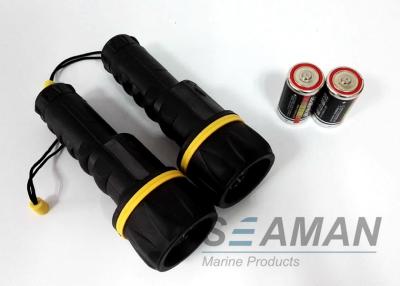 Cina La gomma di plastica 3 della prova dell'acqua ha condotto la batteria a secco della torcia elettrica marina della barca della torcia in vendita