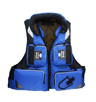 Chine Gilet de vie bleu imperméable de sauvetage en nylon de pêche de gilet de sauvetage de sport aquatique pour des enfants à vendre