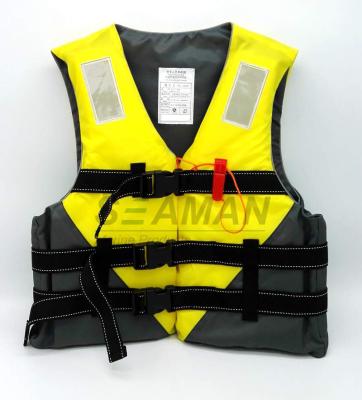 Chine Gilet de vie adulte de couleur de scooter de mer de sports aquatiques de loisirs de sauvetage de flottaison jaune de gilet à vendre