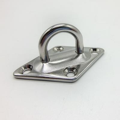 China 5mm 6mm Diamond Eye Plate   Marine Rigging Hardware Te koop