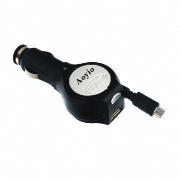 China Mirco USB Retractable Car Charger for sale