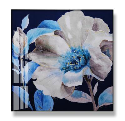 China Flower Acrylic Painting Living Room Sofas Modern Decorative Inkjet Aluminum Alloy Small Size Frame Can Be Customized Picture for sale