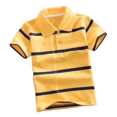 China High Quality Vintage Kid's Polo Shirt Wholesale Soft Breathable Cotton Custom Printing T-shirt Child Polo Shirt for sale