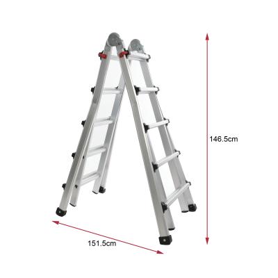 China Folding Ladders Factory Price Good Performance Aluminum Combination Step Ladder for sale