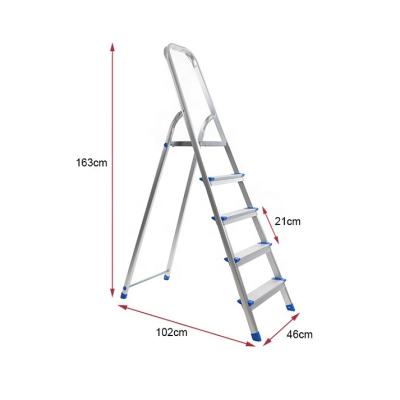 China Multifunctional Folding Ladders Factory Supply Four Stage Ladder Free Standing Aluminum for sale