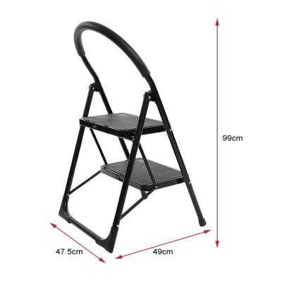 China Folding Ladders Folding Ladders Feature Up-to-date 2 Step Steel Household Styling Ladder for sale