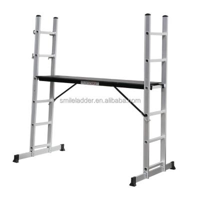 China SGS 4*4 4.6M Multi Functional Ladder Price Ladder Telescopic Storage Hooks of Folding Ladders en131 for sale