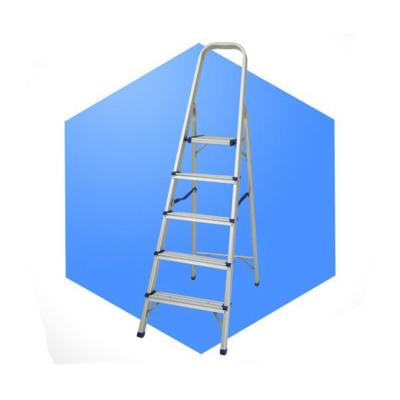 China Ladders ML-404 Telescopic Attic Ladder Hinges 4 Step Ladder With Safety Rail for sale