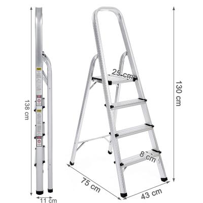 China Aluminum Folding Ladders GS Home Use Household Ladder for sale