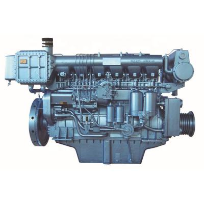 China Boat 6170 Diesel Engine 408-620 HP Marine Boatengine For Boat / Fishing Cargo / Sand Pump for sale