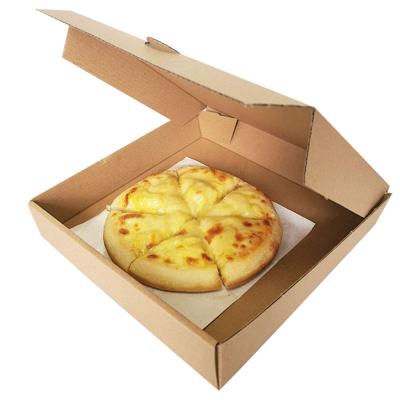 China OEM Biodegradable Biodegradable Factory Boxes Pizza Size/Wholesale Custom Designs and Disposable Printing Paper Pizza Box Packing Box for sale