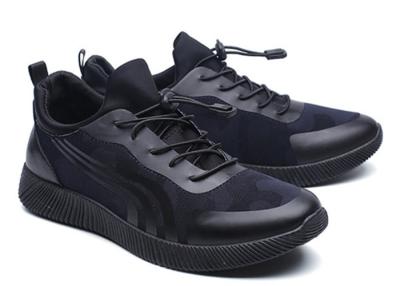 China Cool Looking All Black Running Shoes Mens , Supportive Gym Shoes EU 39-46 Size for sale