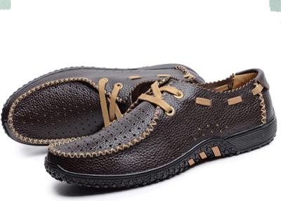 China Daily Wear Black Comfortable Casual Shoes With Laces Up OEM / ODM Available for sale