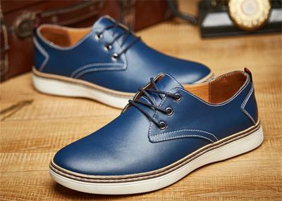 China Round Toe Mens Leather Dress Shoes ,Casual Male Shoes With Goodyear Welt for sale