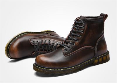 Chine Le cuir d'huile de peau de vache lacent des bottines, taille d'UE 35-44 des bottes des hommes de Doc. Martin à vendre