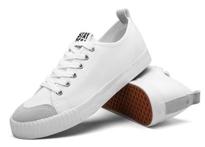 China Korean Style Skate Low Cut  Cloth Tennis Shoes , Mens / Women'S Low Top Vans for sale