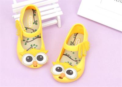 China Knöchel-Bügel-Kleinkind-Schuh-Baby-Sandalen mit reizenden Eulen-Vogel-Dekorationen zu verkaufen