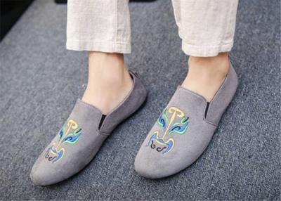 China Black Gray Blue Loafer Slip On Shoes Driving Moccasins Shoes Breathable for sale