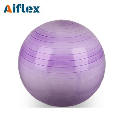 China Anti Busted Women Exercise Gym Stability Fitness Pilates Swiss Ball for sale