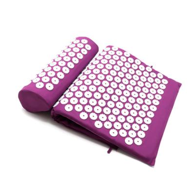 China Comfortable Acupressure Mat Pillow Massage Set for sale