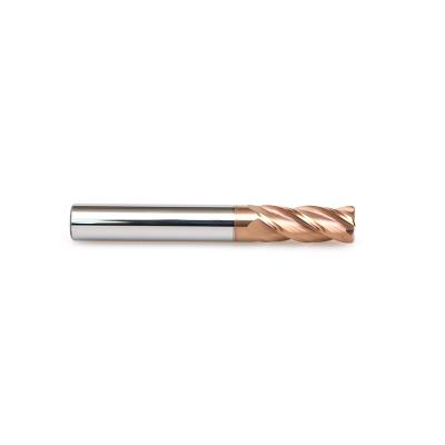 China High Quality Hrc45 High Speed ​​Cutoff Wholesale 4 Flutes Solid Carbide Corner Radius End Mill for sale