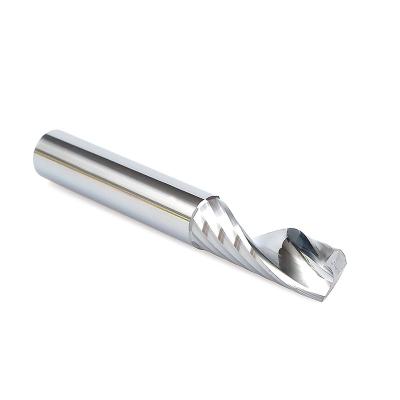 China Carbide Milling Cutters Spiral 1 Flute End Mill For Wood for sale