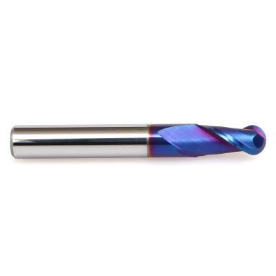 China Factory Direct 2 Flute Carbide Ball Nose High Speed ​​Cut End Mill for sale