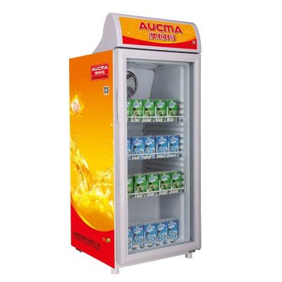 China AUCMA SC-85 Single-temperature Upright Showcase Beverage Coolers Bottle Coolers for sale