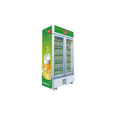 China Single-temperature high quality glass freezer commercial freezer for sale meat display freezer for sale