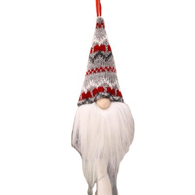 China Knitted fabric; Artificial wool; Faceless Tree Hang Pendant Christmas Party Decorations Santa Gnome Doll Ornaments Christmas Nonwoven Fabric Plush Doll For Home for sale