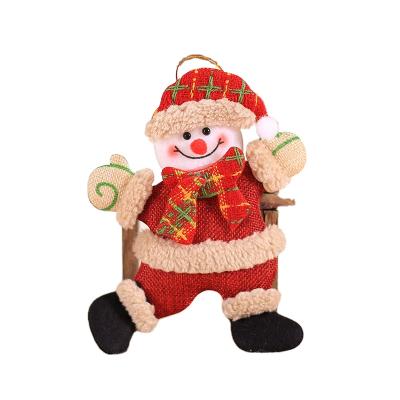 China Cloth ; Sponge Christmas Tree Doll Cloth Christmas Decor Family Christmas Pendant Ornament For Home Tree Ornaments for sale