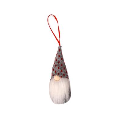 China Knitted fabric; Artificial wool; Nonwoven Fabric Christmas Plush Ornaments Christmas Gnome Santa Clause Doll Hanging Decoration For Christmas Tree Pendant for sale