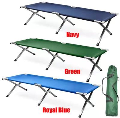 China Customizable Outdoor Aluminum Folding Hot Selling Foldable Adults Army Single Portable Camping Beds for sale