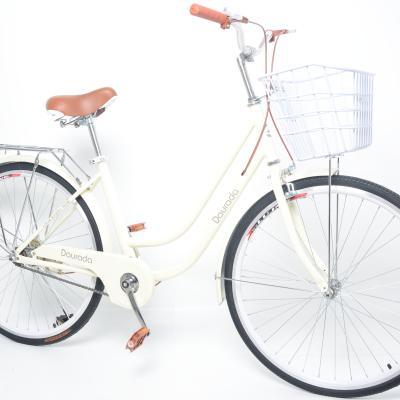 China Leisure bike 26 inch carbon steel frame single cheap bicycle city bicycle urban speed bicycle for women for sale