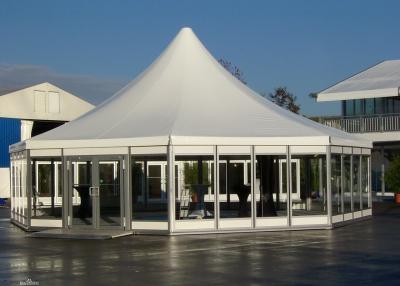 China Octagonal Glass Marquee Tent ML-075 , Aluminium Pagoda Tent SGS Approved for sale