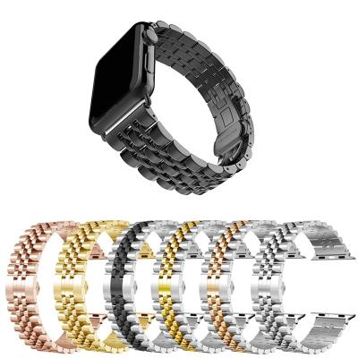 China Fanshion Fashion Metal iWatch Band Replacement Smart Watch Strap 38mm 40mm 42mm 44mm For Apple Watch Band for sale