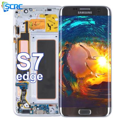 China High Quality Fix Phone Broken Screen LCD Display Touch Screen Replacement For Samsung For Galaxy S7 Edge LCD for sale