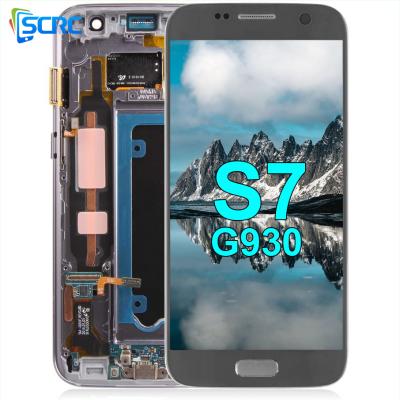 China Samsung galaxy s7 lcd display fix phone screen best qualitywholesale broken factory price, for samsung galaxy lcd with frame for sale