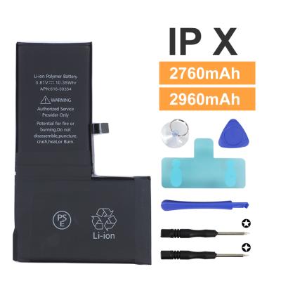 China Brand New Cell Phone Battery Manufacturer 0 Cycles For Iphone X Xs Xr Max Battery Replacement Phone Battery for sale